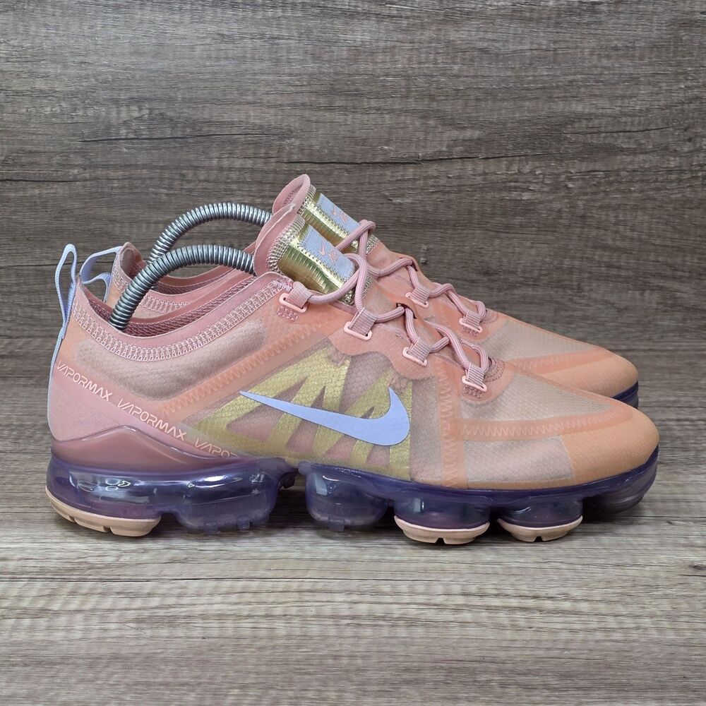 Nike Air Vapormax 2019 Women's Sz 11 Beached Coral Pink Running Shoes AR6632-603
